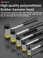 Rubber Mallet, Dual Head Soft Hammer, Insulated Detachable Handle for DIY & Home Tools,20/25/30/35/40mm
