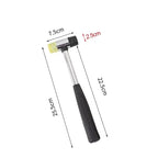 Double-Sided Rubber Mallet – Soft Plastic Hammer for Jewelry, Leather Craft, Woodwork, and Flooring Installation