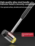 Rubber Mallet, Dual Head Soft Hammer, Insulated Detachable Handle for DIY & Home Tools,20/25/30/35/40mm