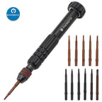 12pcs Screwdriver Bits Precision Screwdriver Set Torx Cross Screw Driver Maintenance Tools for iPhone Cell Phones Open Tool Kit