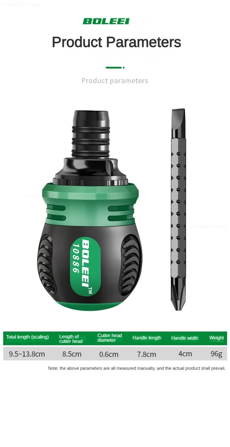Xiaomi High Quality Ratchet Screwdriver Set With Multifunctional Adjustable Inner Cross Shaped Triangular Plum Screw Driver Set