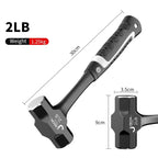 Z50 2LB-3LB Sledge Hammer Heavy Duty One-Piece Forged Steel Brick Drilling Crack Hammers Building Construction Engineer Hammer