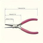 Premium 5-Inch Jewelry Pliers: Expert-Grade Concave Tool for Flawless Wire Loops & DIY Crafts – A Must-Have for Precision Jewelr