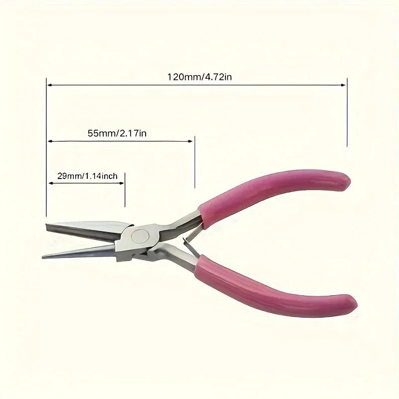 Premium 5-Inch Jewelry Pliers: Expert-Grade Concave Tool for Flawless Wire Loops & DIY Crafts – A Must-Have for Precision Jewelr