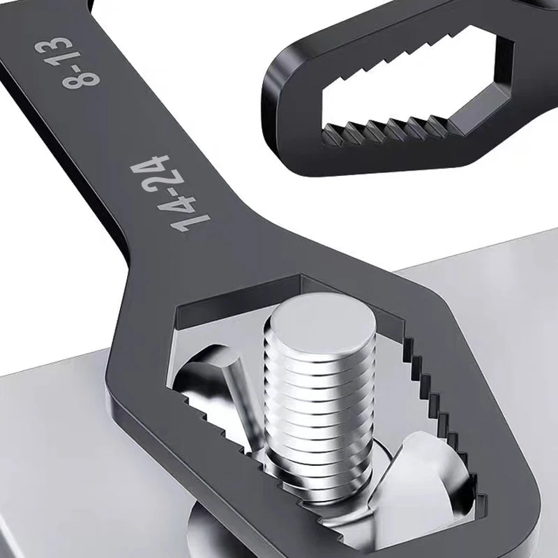 Self-tightening Adjustable Glasses Wrenches 8-24mm Universal Torx Wrench Board Double-head Torx Spanner Hand Tools for Factory