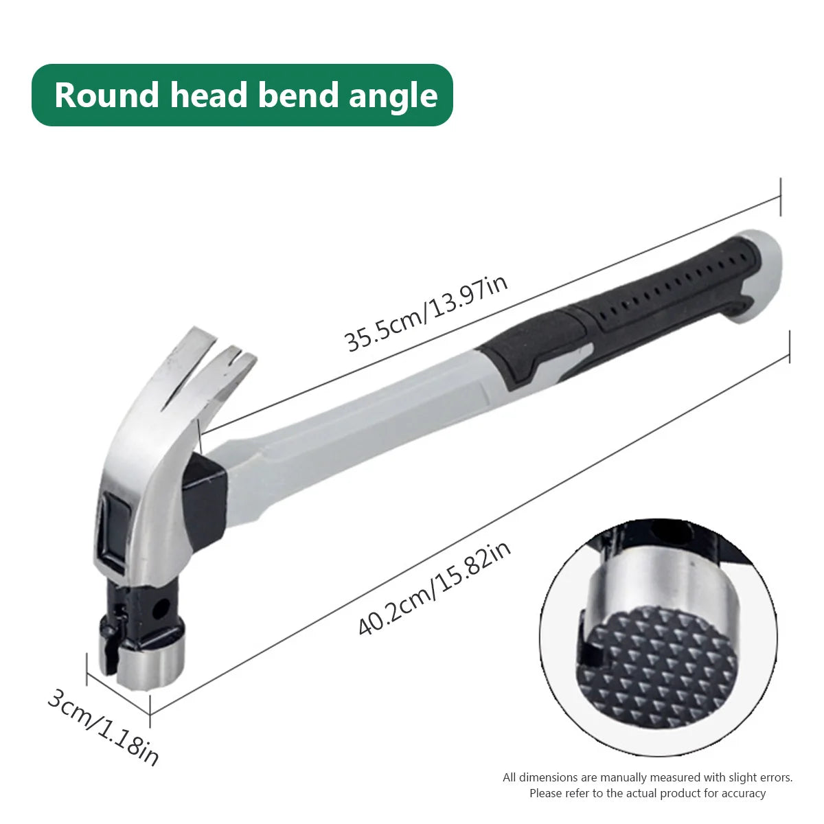 Multifunction Non-slip Shockproof Steel Hammer Hand Tool Magnetic Claw Hammer For Woodworking Automatic Nail Suction Hammer