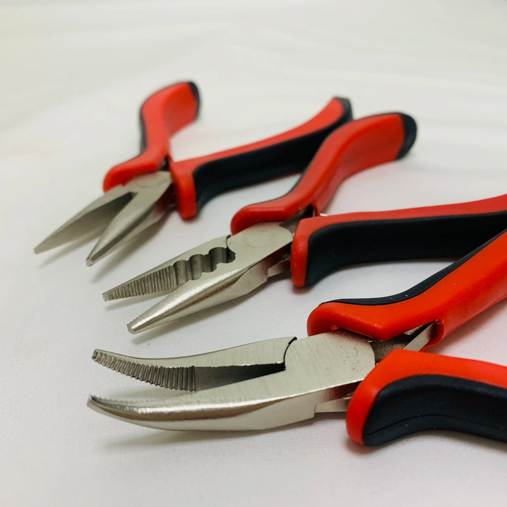 Red Hair Extensions Pliers Multifunctional Micro Beads Remover for I Tip/Nano Beads Hair Extensions Professional Salon Tool