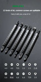 Xiaomi High Quality Ratchet Screwdriver Set With Multifunctional Adjustable Inner Cross Shaped Triangular Plum Screw Driver Set