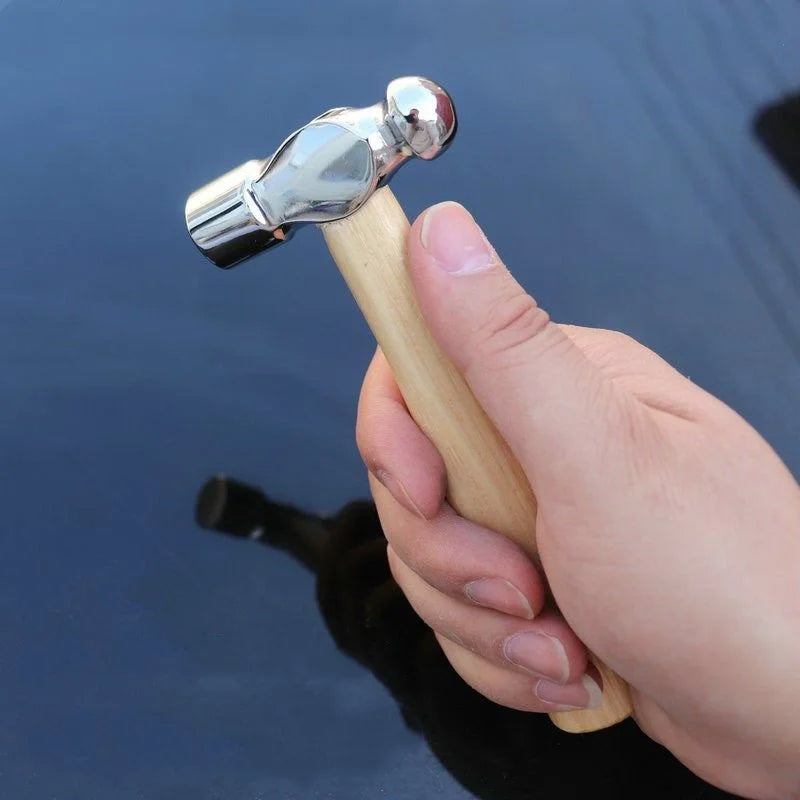 Smashing Walnut Round Head Wooden Handle Hammer Car Escape Tool Hand Hammer Multi Function Mini Hammer