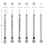 0.8-1.6mm Steel Screwdriver for Watch Repairing Portable Watch Tools Band Removal with Mini Link Pins Watchmaker Tools