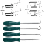 4Pcs 135mm Oil Seal Screwdrivers Set Car Auto Vehicle Pick Hooks for Garages General-Plumbers Mechanics Workshop Tools