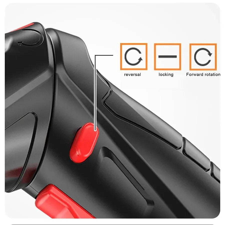 ZSKJ 3.6V Cordless Electric Screwdriver Kit Rechargeable 500mAh Lithium Battery Screwdriver Drill Kit Folding Home Power Tools