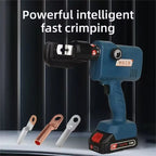 4-70mm Hydraulic Terminal Crimping Tool Electrician Pliers Style, Powered by Lithium-Aluminum Battery