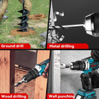 ONEVAN 13MM 650N.M Brushless Electric Impact Drill 20+3 Torque Electric Hammer Drill Power Tool For Makita 18V Battery Pin