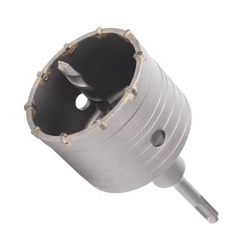 1Pc 30-150mm SDS-Plus Concrete Wall Hole Saw Hammer Drill Bit  with Circular Shaft Cutting Tool Masonry Cement Block