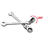 6mm 7mm 8mm 9mm 10mm 11mm 12mm 13mm 14mm 15mm 16mm 17mm 18mm 19mm Reversible Ratchet Wrench Ratcheting Socket Spanner Nut Tools