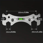 Multifunctional Stainless Steel Bathroom Wrench Tool Shower Installation Hexagonal Level Faucet  Angle Ruler Distance  Measuring