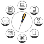 3*150-6*150mm PH0 PH1 PH2 Phillips Screwdriver 3MM 5MM 6MM Slotted Screw Driver Multifunctional Magnetic Cross Bolt Driver Tools