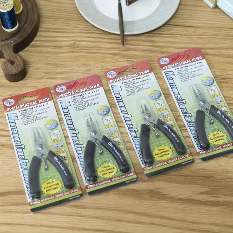 Jewelry Pliers Set, Jewelry Making Tools, Mini Pliers Kit with Wood Pallet, Pliers for Jewelry DIY Crafting Beading