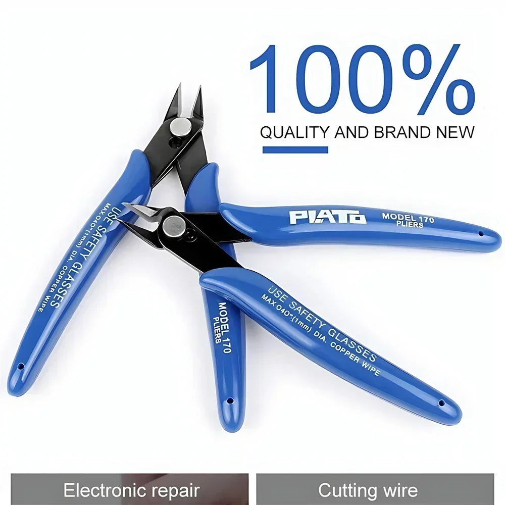 PLATO 170 Wishful Clamp DIY Electronic Diagonal Pliers Side Cutting Nippers Wire Cutter 3D Printer Parts Models Hand Tools