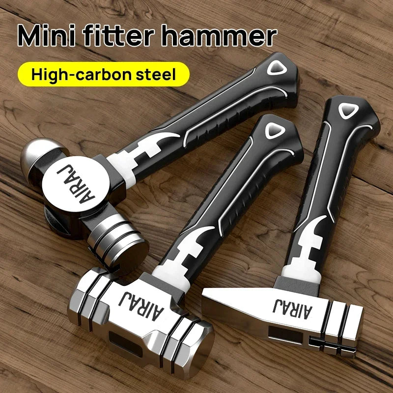 Mini Octagon Hammer Claw Hammer Special for Woodworking Household Hammers Multifunction Magnet Seiko Short Handle Tools