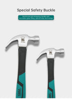 Claw Hammer 8 oz &16 oz Fiberglass General Purpose Claw Hammer, Soft Nonslip Handle & Heat Treated Head