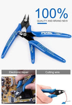 PLATO 170 Wishful Clamp DIY Electronic Diagonal Pliers Side Cutting Nippers Wire Cutter 3D Printer Parts Models Hand Tools