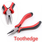 1 Piece Stainless Steel Needle Nose Pliers Jewelry Making Hand Tool Black 12.5cm