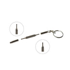 3 In 1 Eyeglass Screwdrivers Repair Kit with Keychain Watch Repair Glasses Screwdriver Recision Screw Driver Tools Accessories