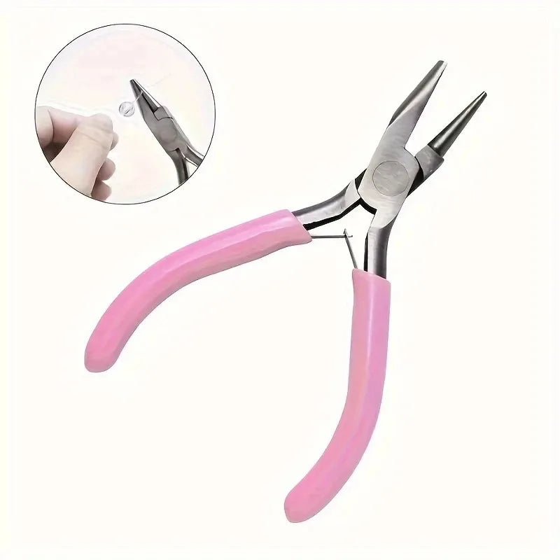 Premium 5-Inch Jewelry Pliers: Expert-Grade Concave Tool for Flawless Wire Loops & DIY Crafts – A Must-Have for Precision Jewelr
