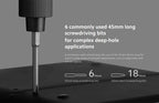 Xiaomi Mijia Electric Precision Screwdriver Magnetic Kit with 24 PCS Screw Heads Power Tools Sets for Smart Home PC Phone Repair