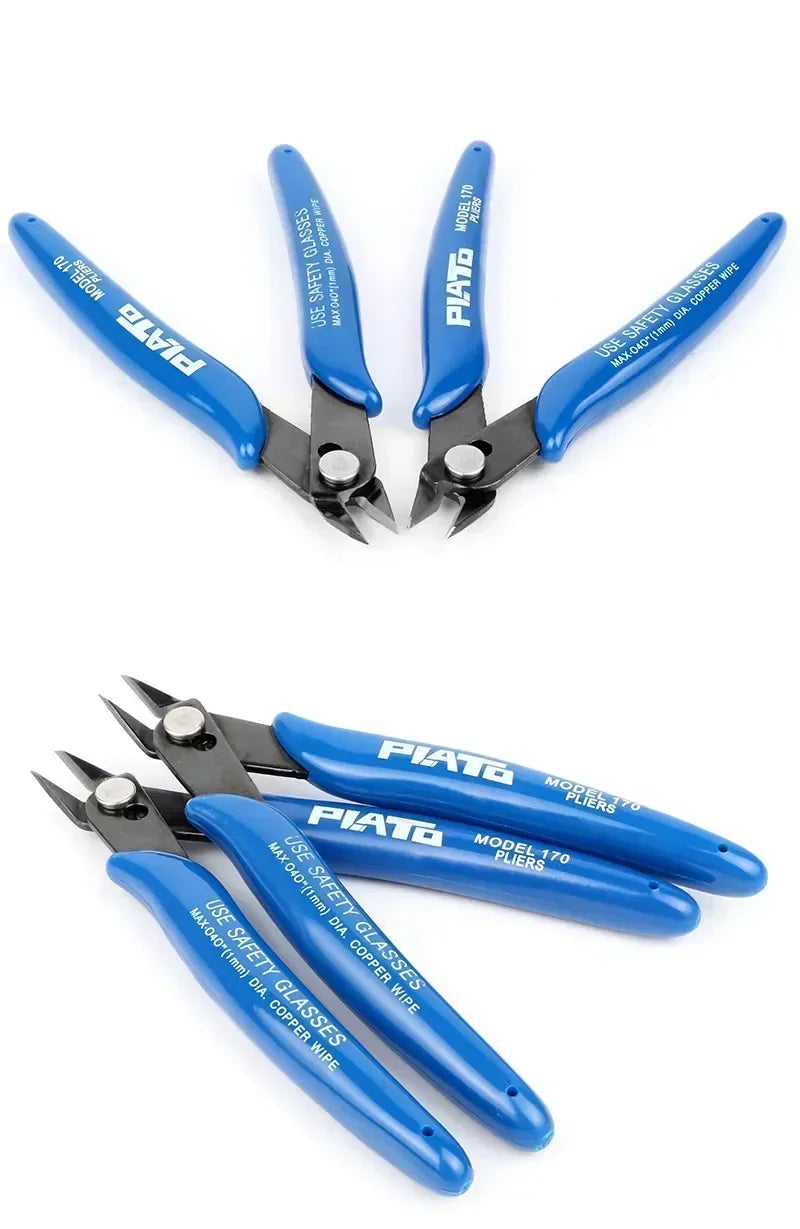 PLATO 170 Wishful Clamp DIY Electronic Diagonal Pliers Side Cutting Nippers Wire Cutter 3D Printer Parts Models Hand Tools