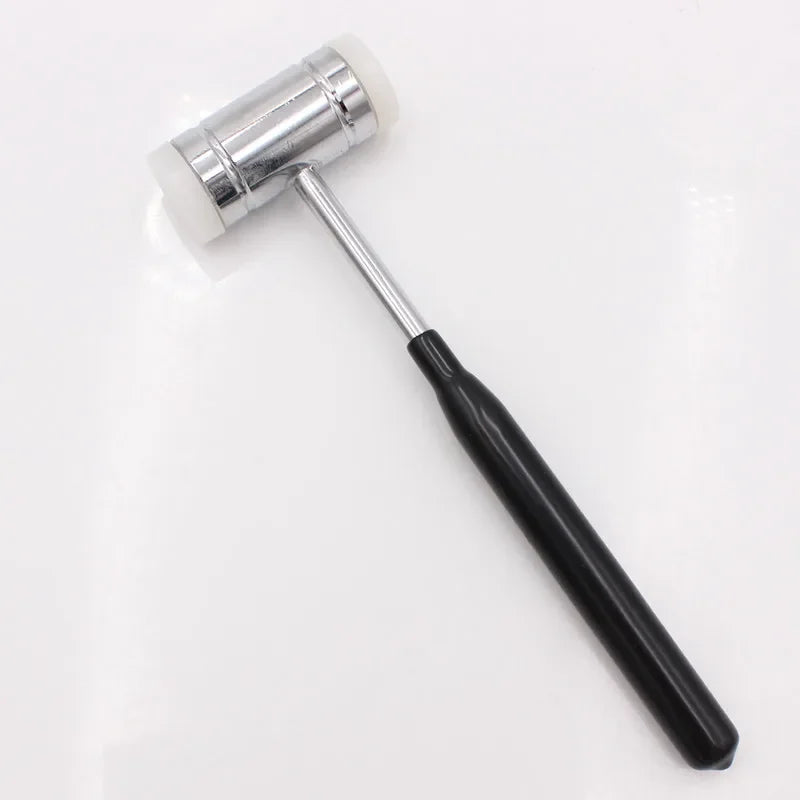 Dental Bone Hammer Double-headed Nylon Stainless Steel Handle Autoclave Teeth Surgical Extraction Tool Dentist Instrument