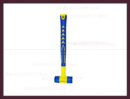 Double Headed Installation Hammer 25-45mm Rubber Handle Detachable Insulated Rubber Mallet for Electrical and Construction Work