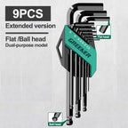GREENERY Greener Extended Rainbow Wrench Allen Wrench Set Hex Wrench Multifunctional Short Arm Tool Universal Wrench Tool