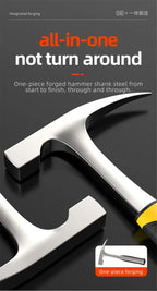 Professional Claw Hammer High Carbon Steel Geological  Hammer Integrated Forging Multifunctional Hardware Tool for Carpenter
