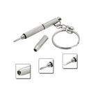 3 In 1 Eyeglass Screwdrivers Repair Kit with Keychain Watch Repair Glasses Screwdriver Recision Screw Driver Tools Accessories