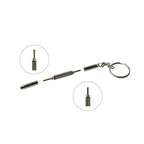 3 In 1 Eyeglass Screwdrivers Repair Kit with Keychain Watch Repair Glasses Screwdriver Recision Screw Driver Tools Accessories
