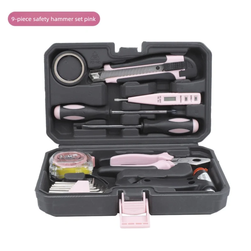 ZTEN New Multi-functional Hardware Toolbox Repair And Installation Hardware Tool Set With Safety Hammer Sheep Horn Hammer