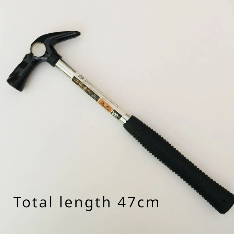 Woodworking Professional Nail Hammer High Carbon Steel Non Slip Handle with Magnet Multifunctional Household Hammer Hand Tools