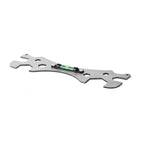 Multifunctional Stainless Steel Bathroom Wrench Tool Shower Installation Hexagonal Level Faucet  Angle Ruler Distance  Measuring