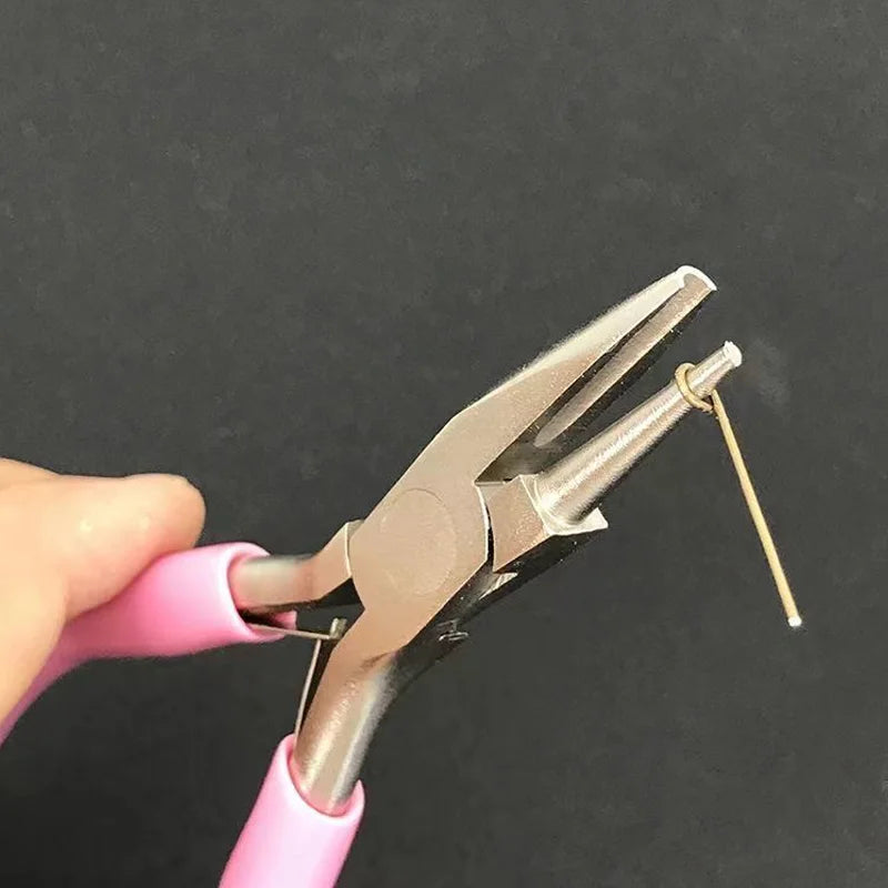 Premium 5-Inch Jewelry Pliers: Expert-Grade Concave Tool for Flawless Wire Loops & DIY Crafts – A Must-Have for Precision Jewelr