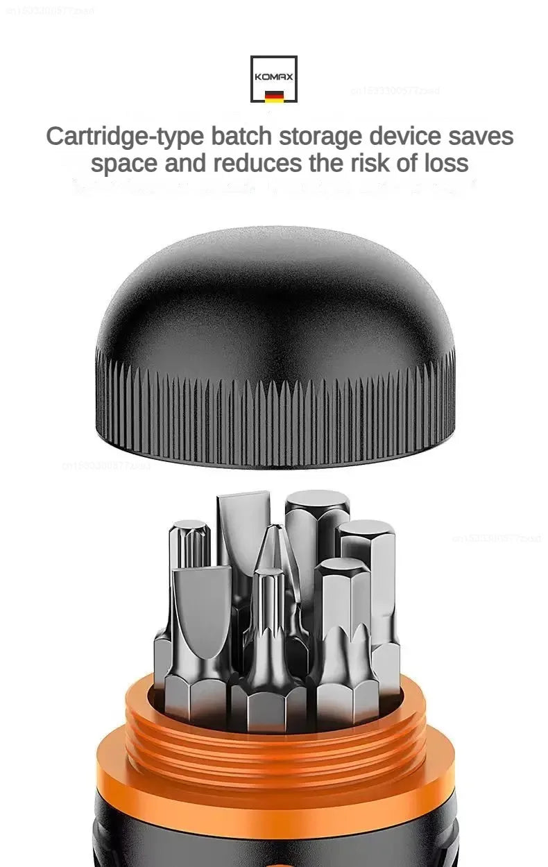 Xiaomi 9 In 1 Adjustable Ratcheting Screwdriver Set Magnetic Nut Driver Tools Multifunctional Electronic Repair Hand Screwdriver