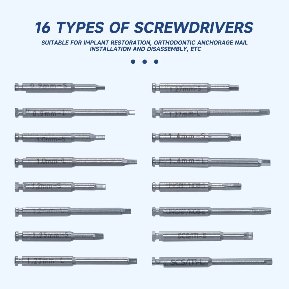 XND Dental Electric Implant Torque Wrench Universal 16 Types Screwdriver Wireless Portable Motor Dentistry Implant Repair Tools