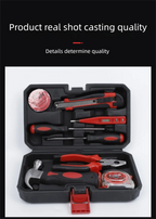 ZTEN New Multi-functional Hardware Toolbox Repair And Installation Hardware Tool Set With Safety Hammer Sheep Horn Hammer