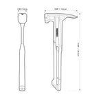 TOUGHBUILT Steel Rip Hammer TB-H1-1R-S16 TB-H1-1R-S18 16 OZ. 18 OZ. Smooth Face Hand Tools