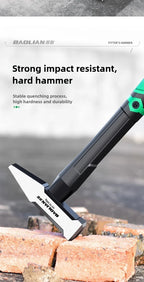 Hardware Tools Building Decoration Flat Head Hammer 200g Plastic Coated Duckbill Hammer 300g Hammer Head 500g Fitter Hammer
