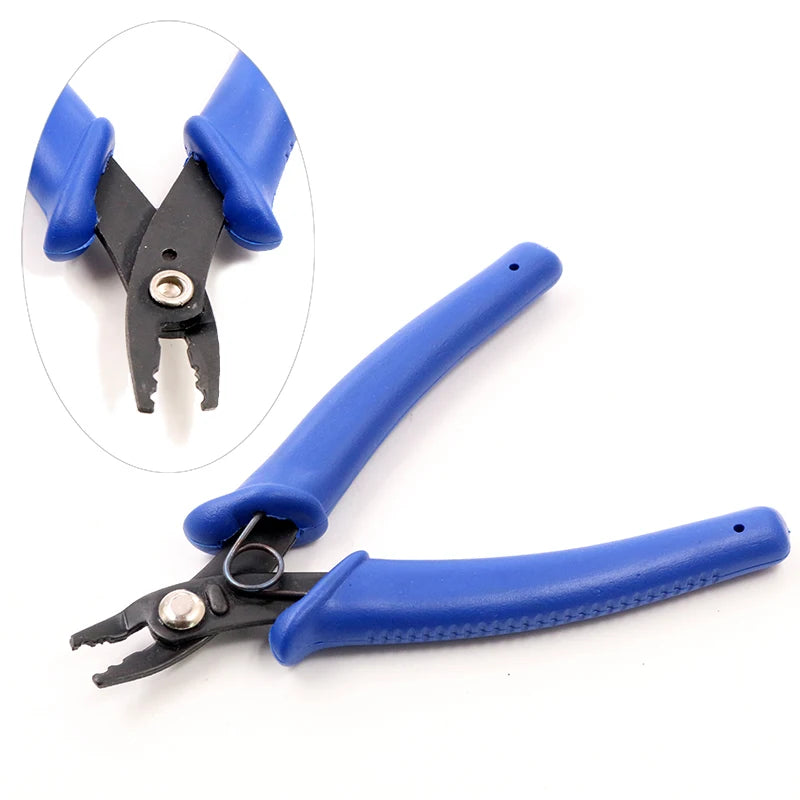 1 Piece Stainless Steel Needle Nose Pliers Jewelry Making Hand Tool Black 12.5cm