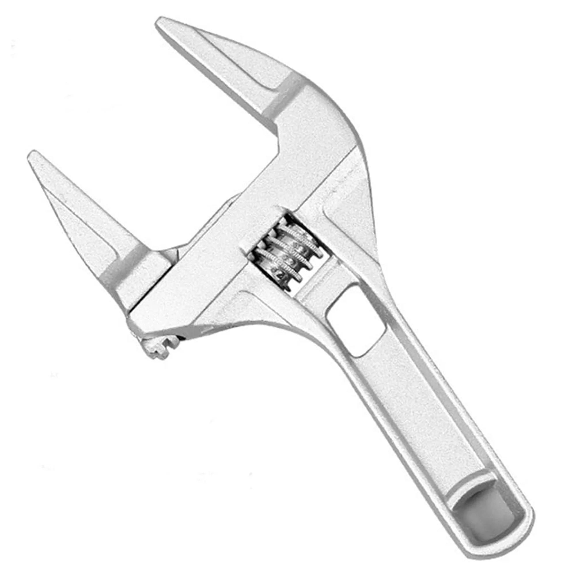 Mini Adjustable Bathroom Adjustable Wrench Strong Clamping Large Open End Multifunctional Aluminum Spanner Bathroom Repair Tool
