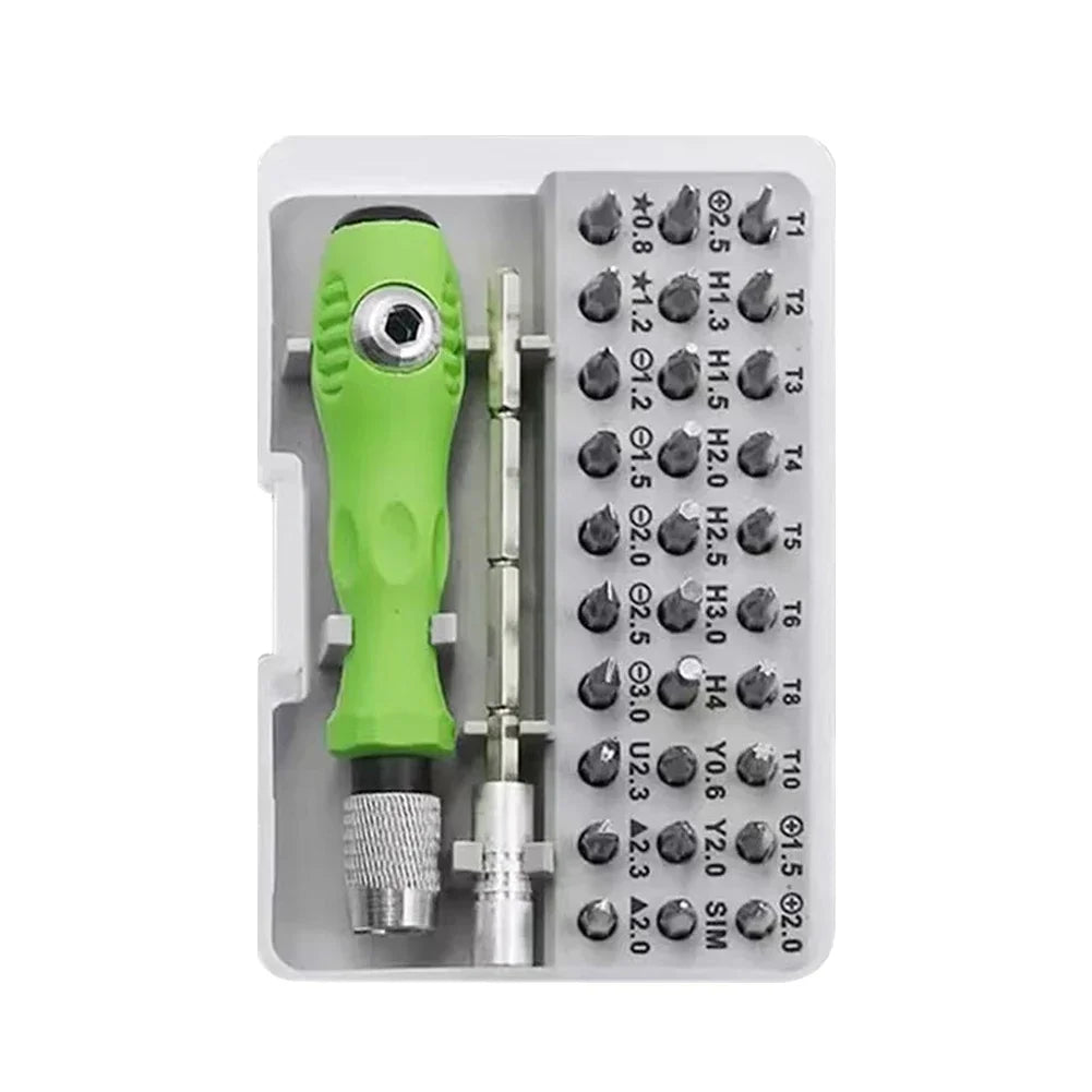 32 In 1 Motorcycle Tools Screwdriver Combination Portable Cross Magnetic Precision Screwdriver Set Sturdy Maintenance Tool